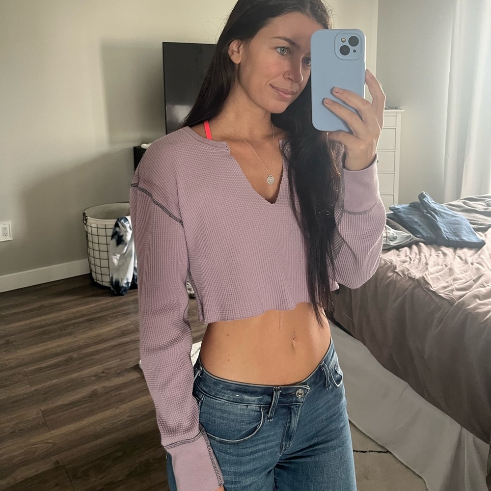 Urban Outfitters Waffle Crop